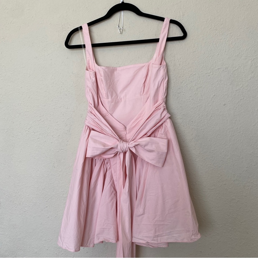 House of CB 'Florianne' Soft Peach Bow Mini Dress size XS NWOT - Picture 5 of 16